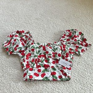 Cider Crop Top （off shoulder）